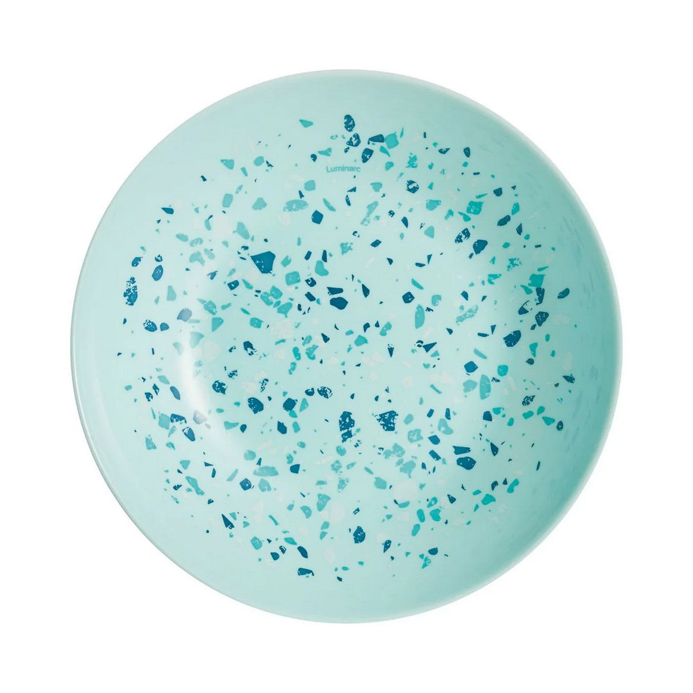 Venezia - 6 Assiettes Creuses Venizia - Verre Opale Extra Résistant - Bleu - 20Cm - Luminarc