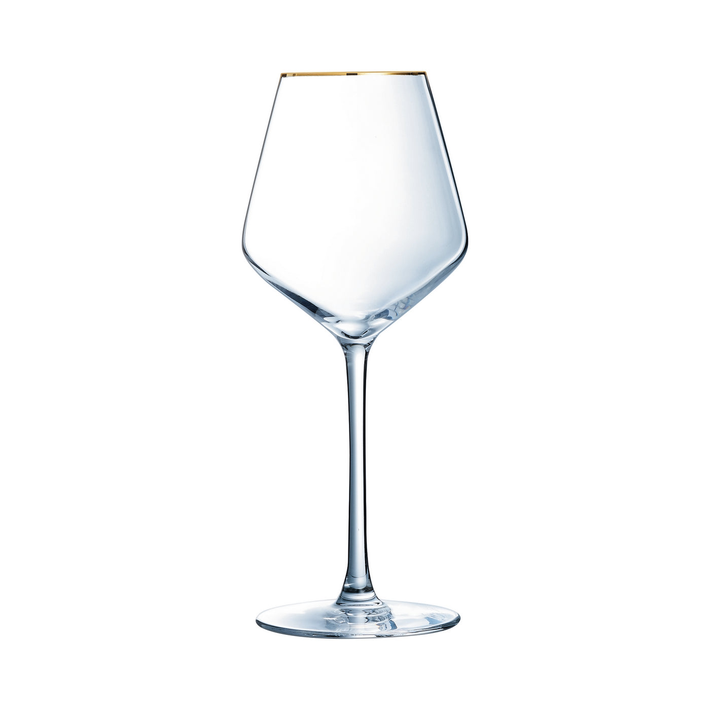 Ultime Bord Or - 4 Verres À Pied - 38Cl - Cristal D'Arques