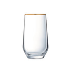Ultime Bord Or - 4 Verres À Eau - 40Cl - Cristal D'Arques