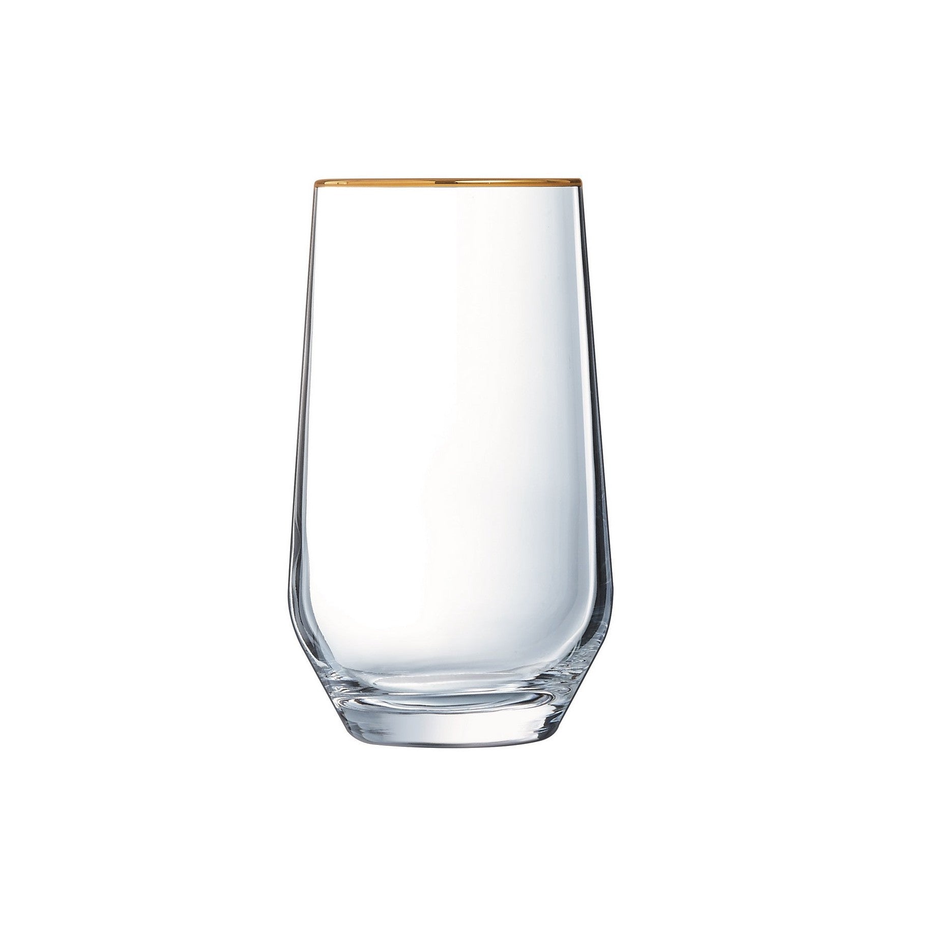 Ultime Bord Or - 4 Verres À Eau - 40Cl - Cristal D'Arques