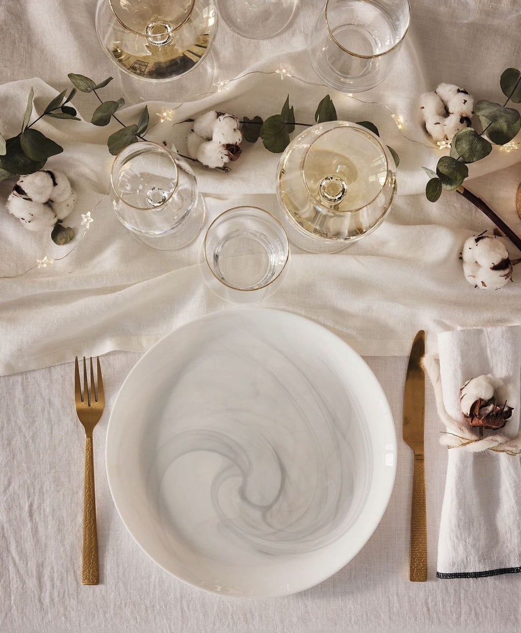 Ultime Bord Or - 4 Verres À Eau - 40Cl - Cristal D'Arques