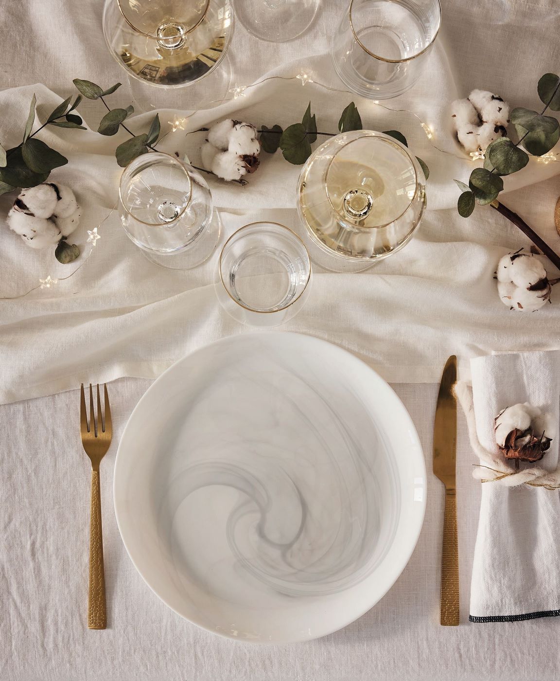 Ultime Bord Or - 4 Verres À Eau - 40Cl - Cristal D'Arques