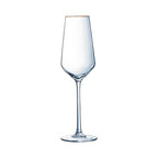 Ultime Bord Or - 4 Copas De Flauta - 23 cl - Cristal D'Arques