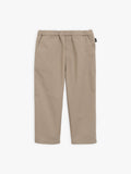 Pantalon Bébé En Gabardine De Coton Taupe Foncé - Enfant