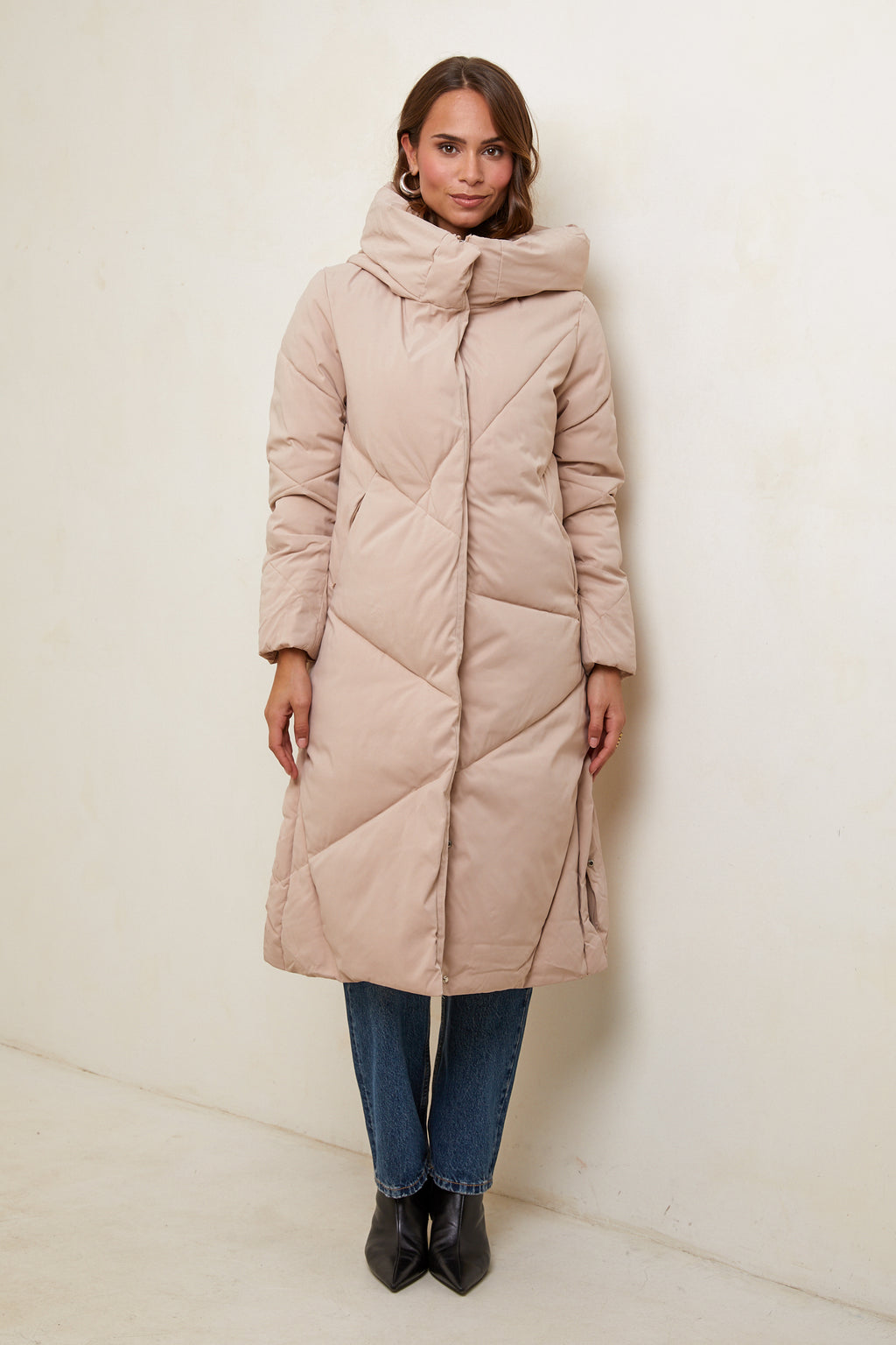 Chaqueta de plumas - Beige