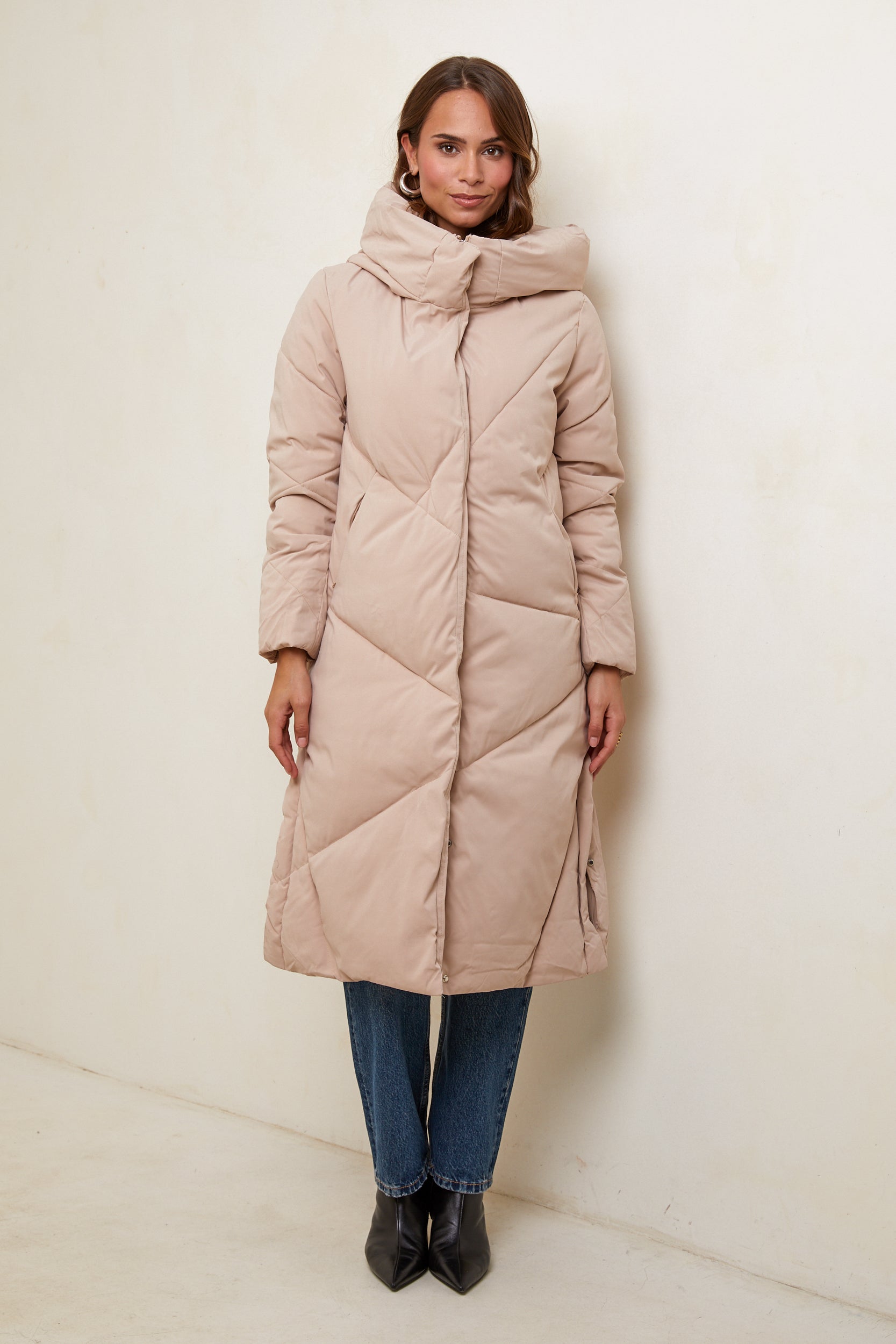 Chaqueta de plumas - Beige