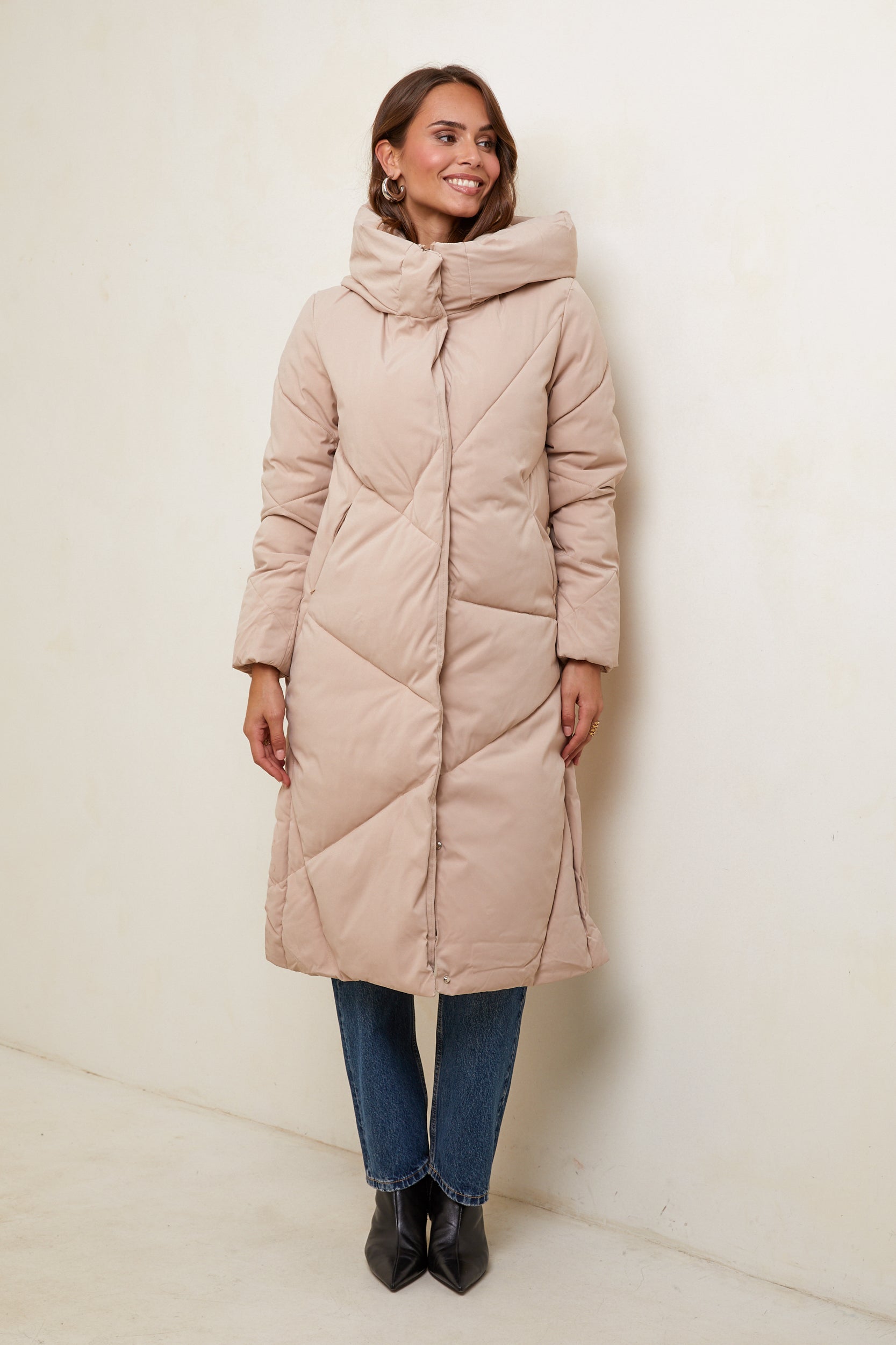 Chaqueta de plumas - Beige