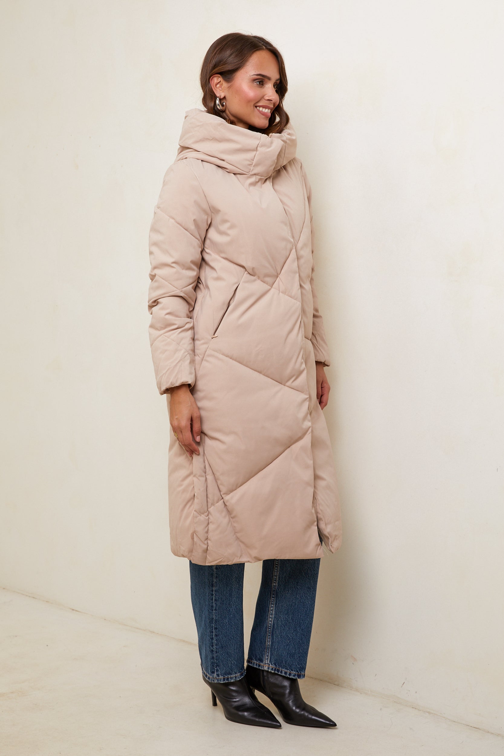 Chaqueta de plumas - Beige