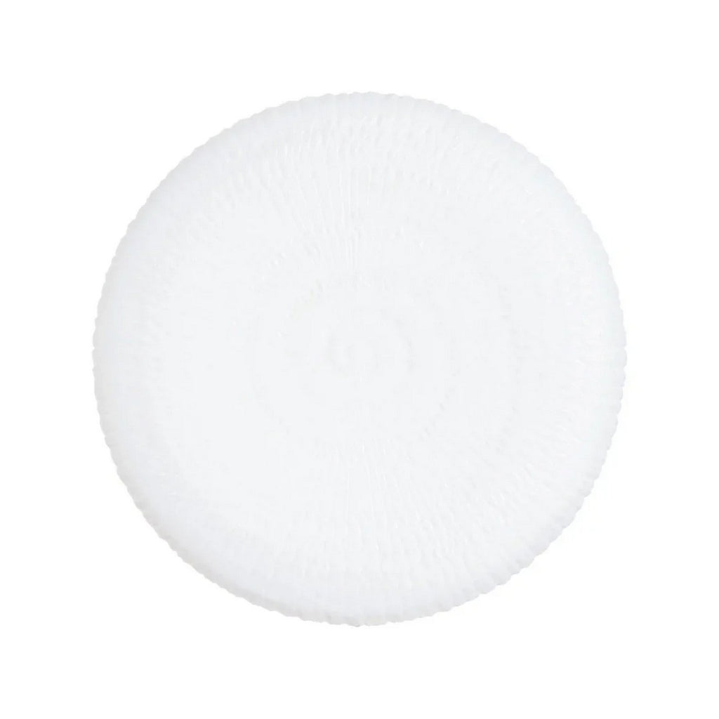 Ammonite - 6 Dinner Plates - Extra-Resistant Opal Glass - White - 26cm - Luminarc