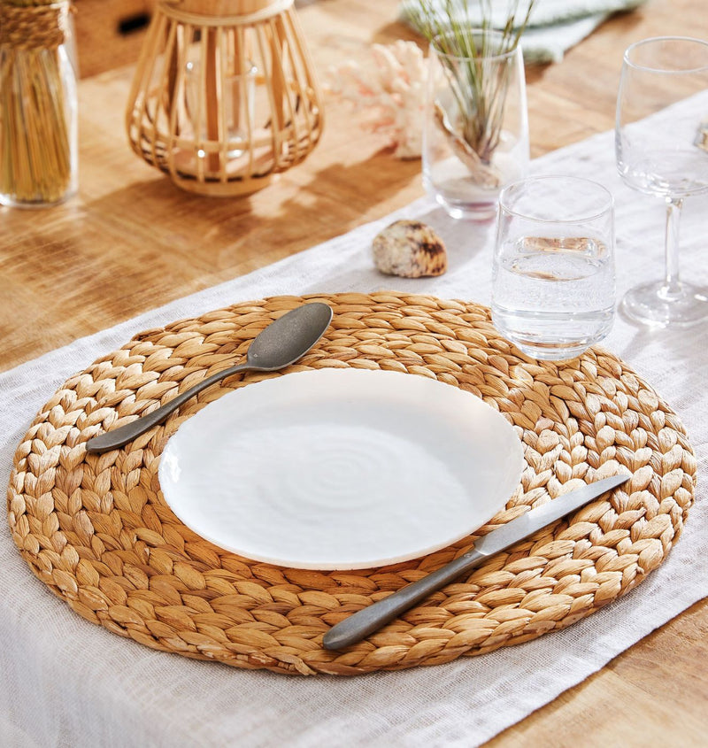 Ammonite - 6 Assiettes À Dessert - Verre Opale Extra Résistant - Blanc - 19Cm - Luminarc