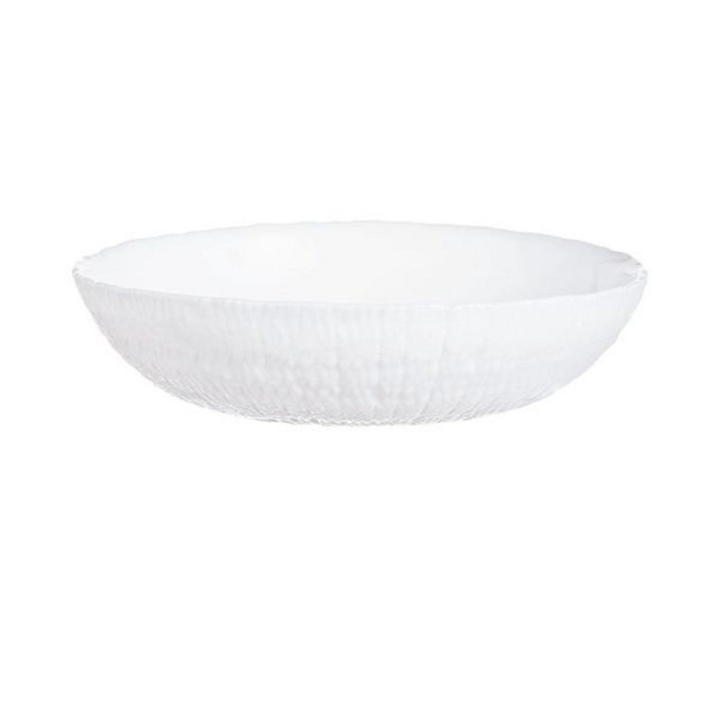 Ammonite - 6 Soup Plates - Extra-Resistant Opal Glass - White - 21 cm - Luminarc