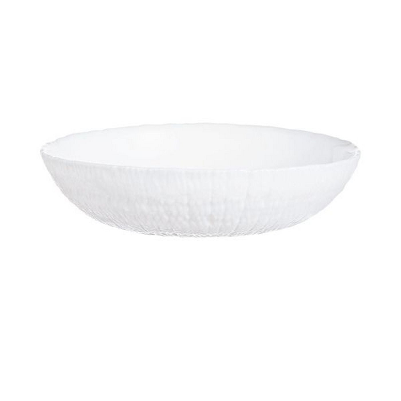 Ammonite - 6 Soup Plates - Extra-Resistant Opal Glass - White - 21 cm - Luminarc