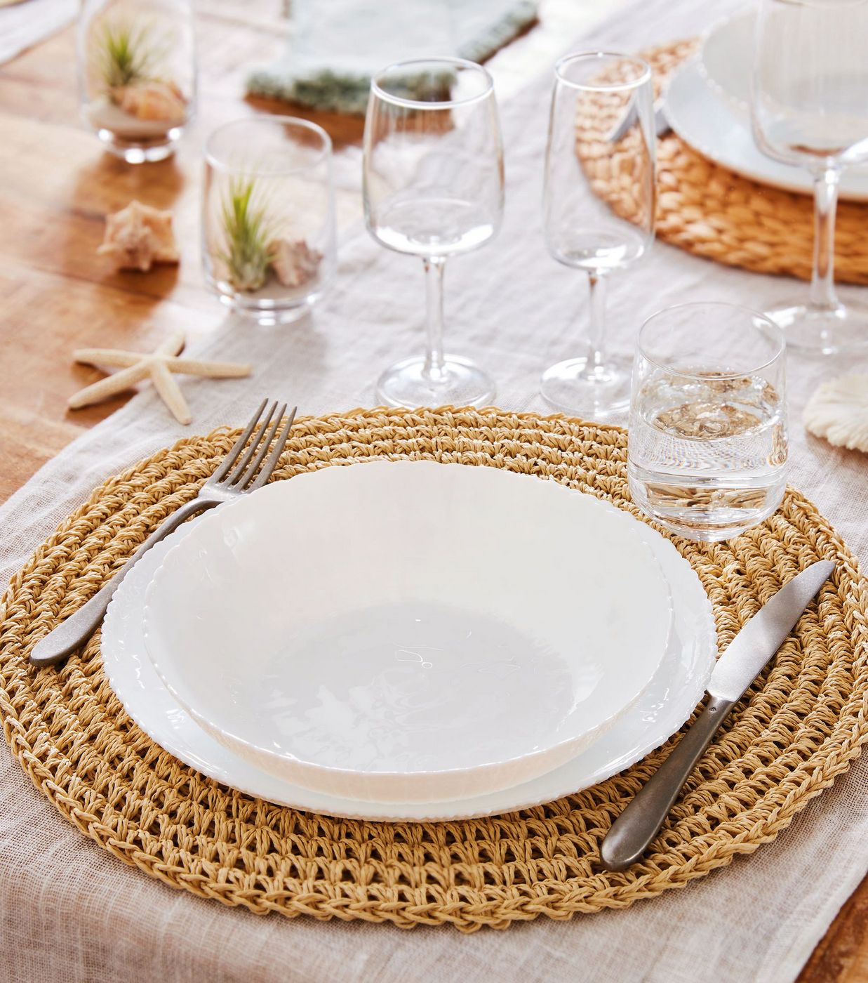 Ammonite - 6 Soup Plates - Extra-Resistant Opal Glass - White - 21 cm - Luminarc