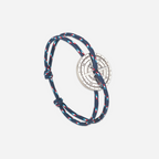 Pulsera Cirrus - Azul Marino Moteado Azul Blanco Y Rojo