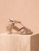 Apolline Heeled Sandals - Gold - Women