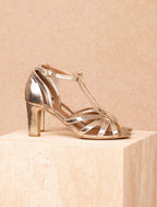Carmen Heeled Sandals - Platinum - Women