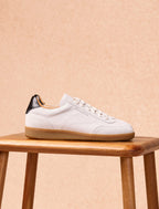 Sneakers À Lacets Sacha - Blanc & Noir - Femme