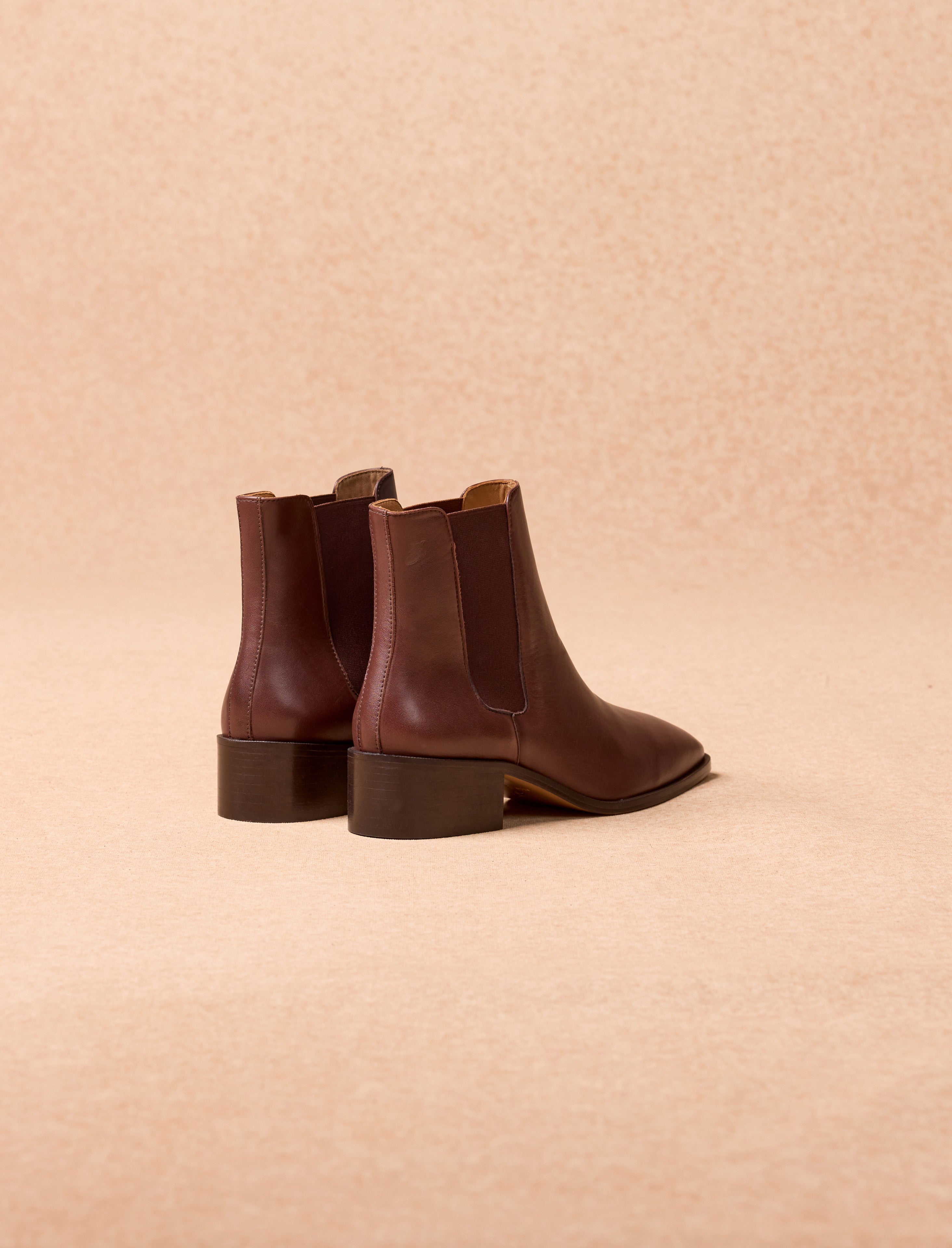 Botines de tacón Alice - Ébano - Mujer