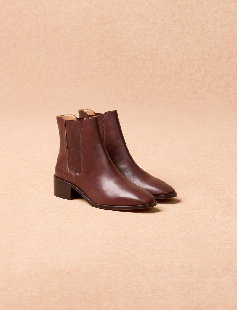 Botines tacón Alice - Ébano - Mujer