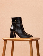 Heeled Ankle Boots Olympe - Black - Women