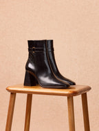 Heeled Ankle Boots Olympe - Black - Women