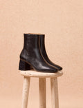 Sarah Heeled Ankle Boots - Black - Women