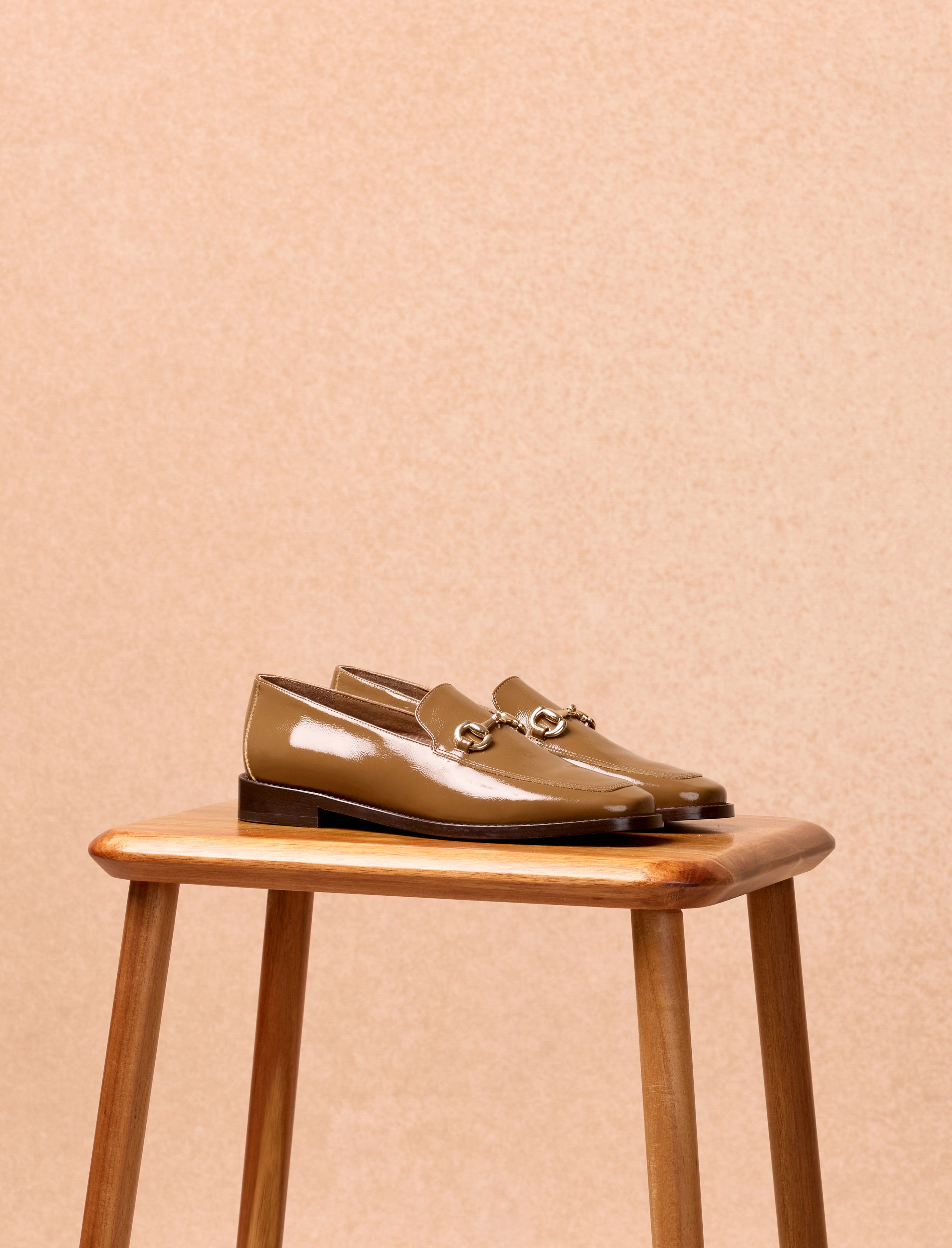 Mocasines Joséphine - Oliva charol - Mujer