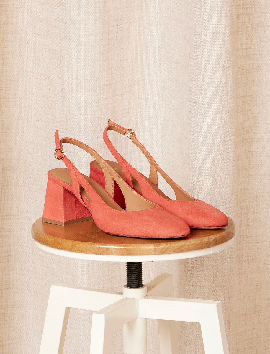 Sandalias De Tacón Charlotte - Mandarina - Mujer