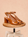 Sandalias de Tacón Joanna - Coñac