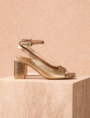 Sandalias tacón Joanna - Dorado - Mujer