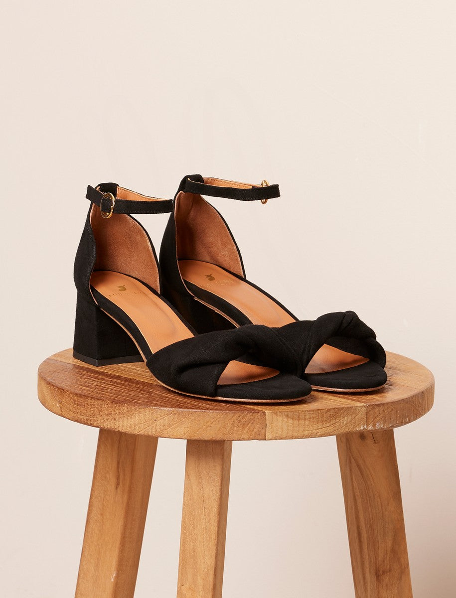 Maé Heeled Sandals - Black - Women