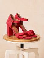 Sandales À Talon Pia - Framboise - Femme