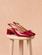 Ballerines Valentina Rouge Vernis - Femme