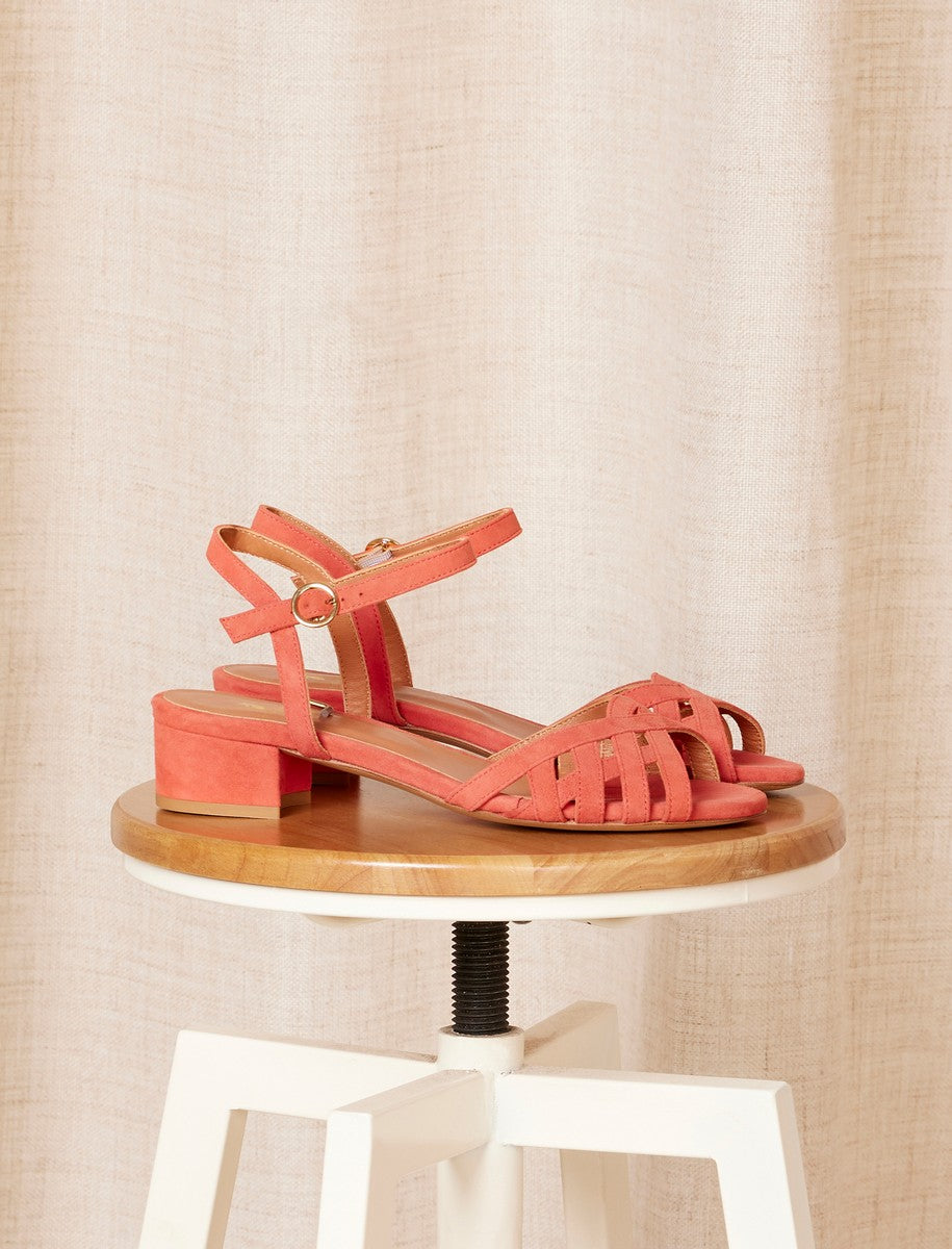 Sandalias De Tacón Danaé - Mandarina - Mujer