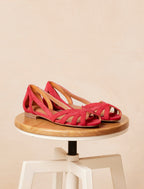 Sandalias Planas Hortensia - Frambuesa - Mujer