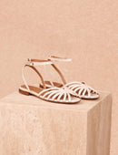 Sandalias planas Suzanne - Marfil - Mujer