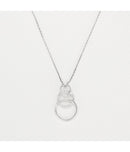 Pendentif "Trio Encerclé" - D0,10/20 - Or Blanc