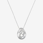 Pendentif "Kanagawa" - Or Blanc 375/1000