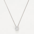 "Mon Brillant" pendant D: 0.12/25 - 375/1000 White Gold