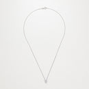 Pendentif "Mon Brillant" Diamants : 0,12/25 - Or Blanc 375/1000