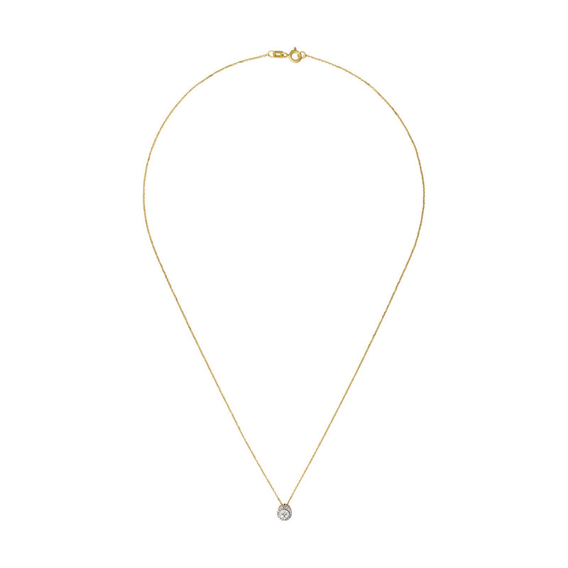 Pendentif "Mon Brillant" Diamants : 0,12/25 - Or Jaune 375/1000