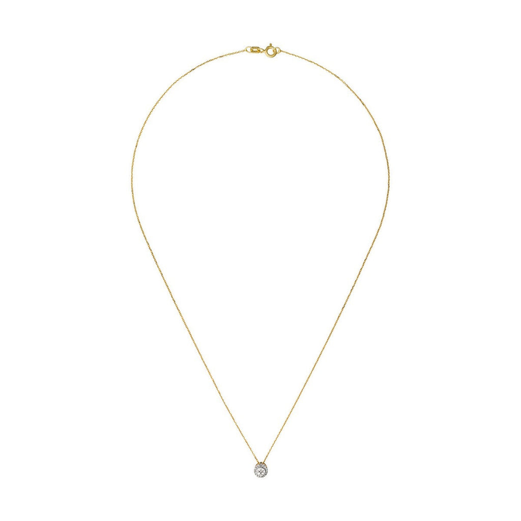 Colgante "Mon Brillant" Diamantes: 0,12/25 - Oro Amarillo
