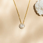 Colgante "Mon Brillant" Diamantes: 0,12/25 - Oro Amarillo