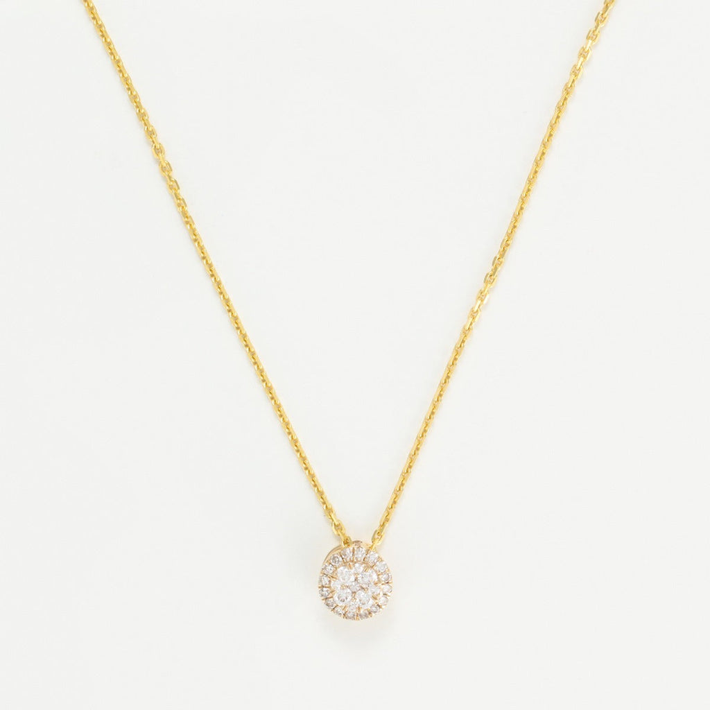 Colgante "Mon Brillant" Diamantes: 0,12/25 - Oro Amarillo