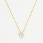 Colgante "Mon Brillant" Diamantes: 0,12/25 - Oro Amarillo