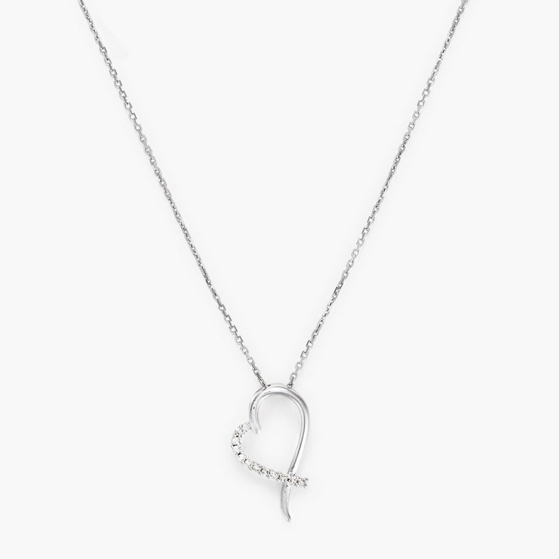 "Tender Heart" Pendant, Diamond 0.06/12