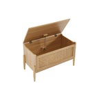 Pablo - Toy Chest - Oak Effect and Rattan Cane Webbing