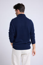 Jersey Cuello Esmoquin Pablo - Azul Marino