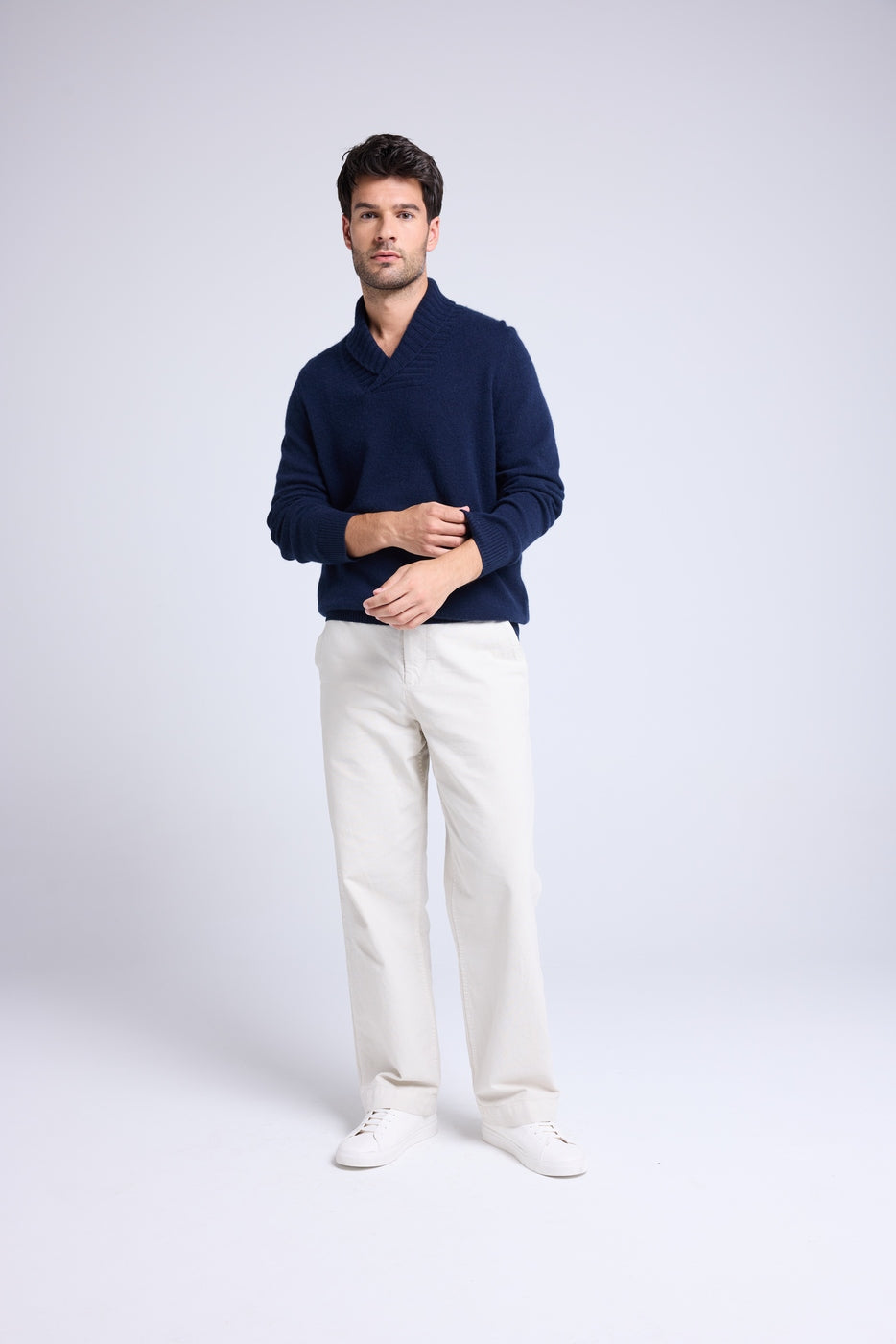 Jersey Cuello Esmoquin Pablo - Azul Marino