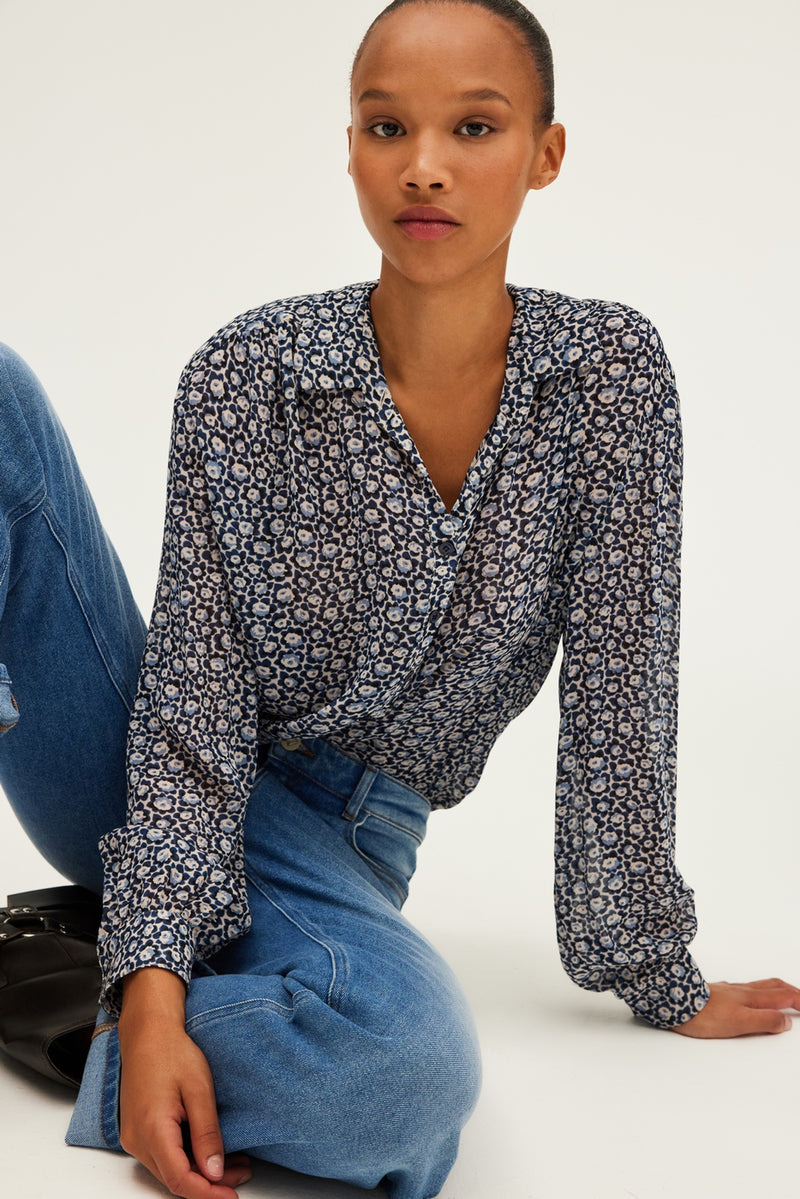 Chemise Braille - Indigo